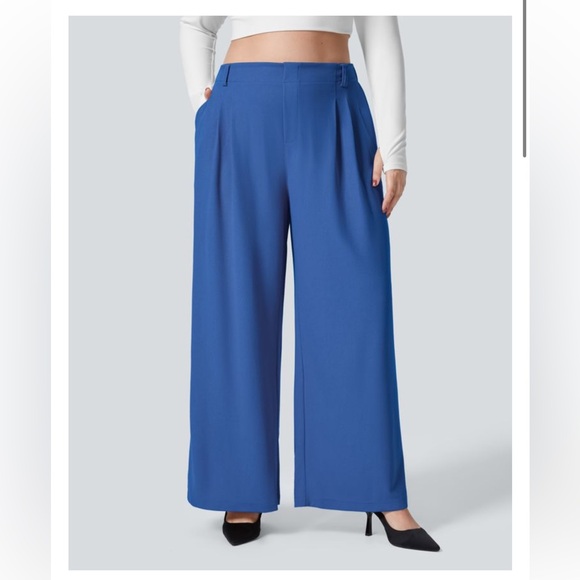 HALARA Pants - Halara Flex High Waisted Pocket Wide Leg Waffle Work Pants NWT Size SP